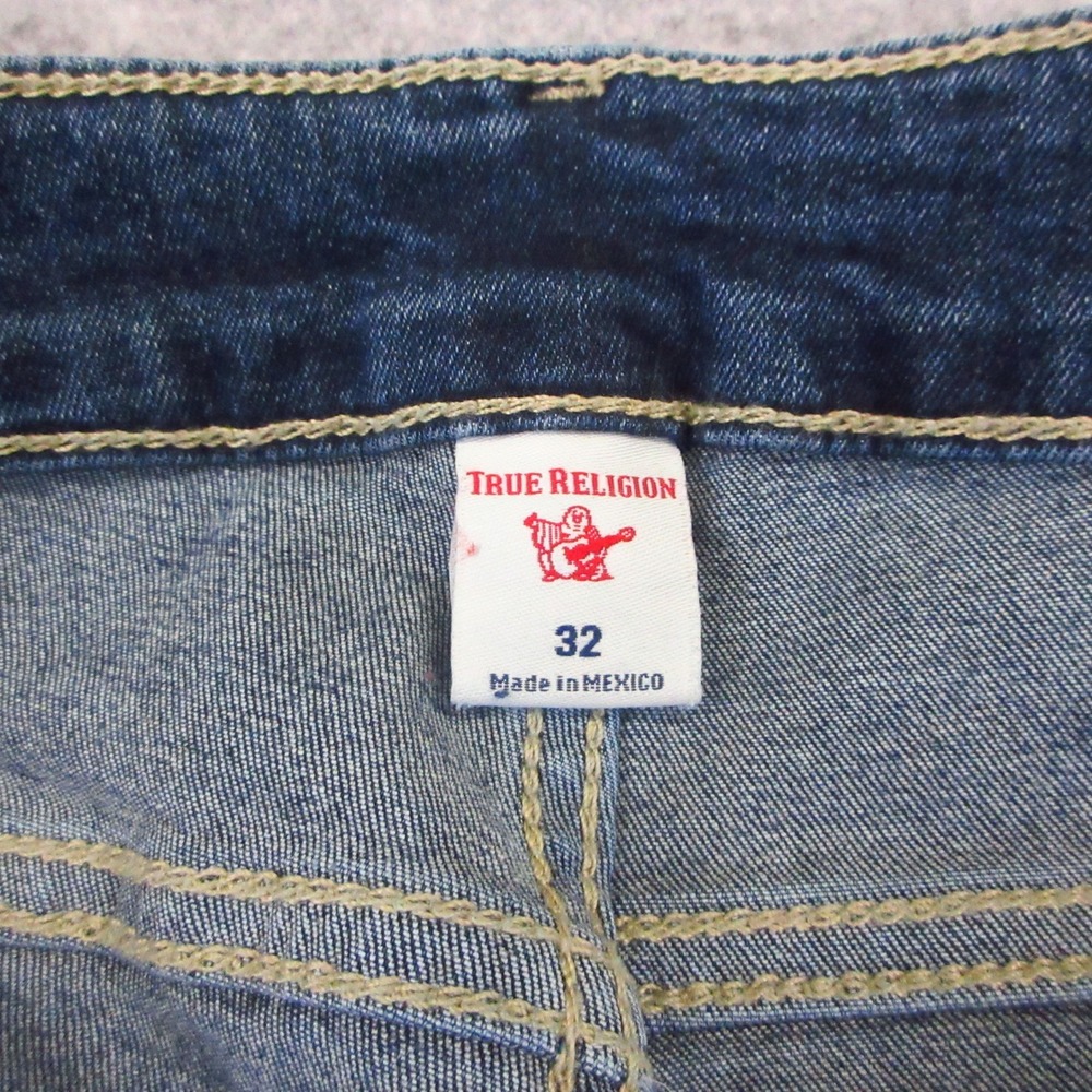 True Religion Jennie Curvy Jeans Women 32 Blue Skinny Mid Rise Stretch Denim EUC - Picture 10 of 12